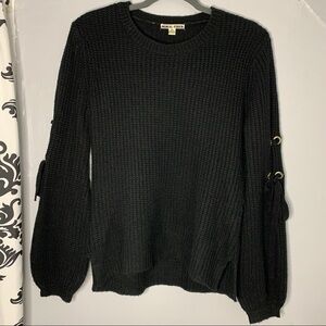 Moral Fiber Black Tie Sweater
